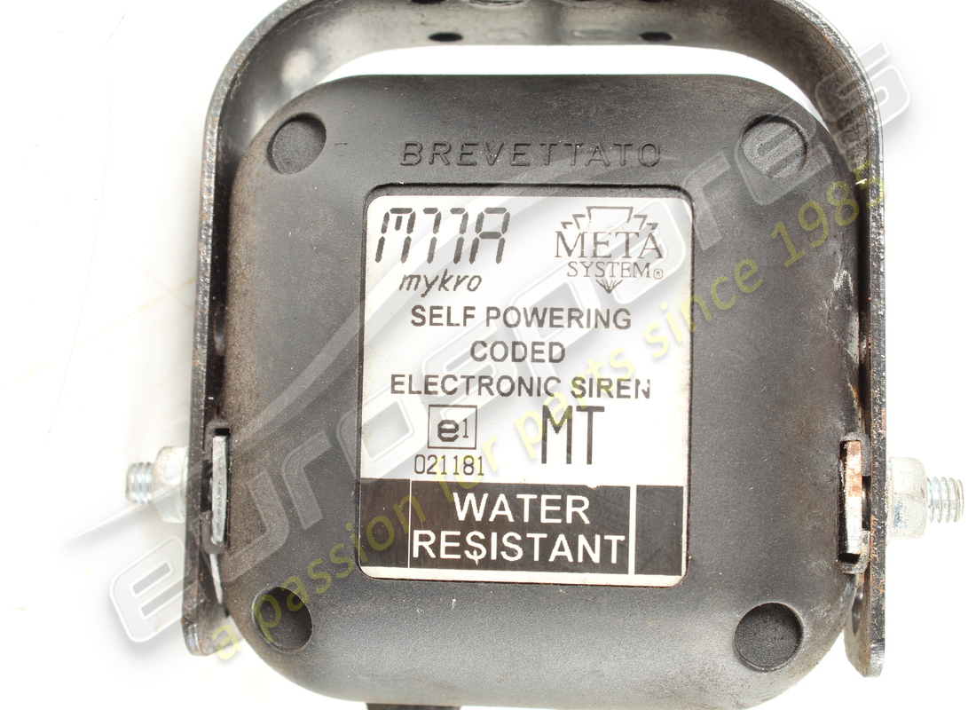 used maserati alarm siren kit. part number 373307227 (5)