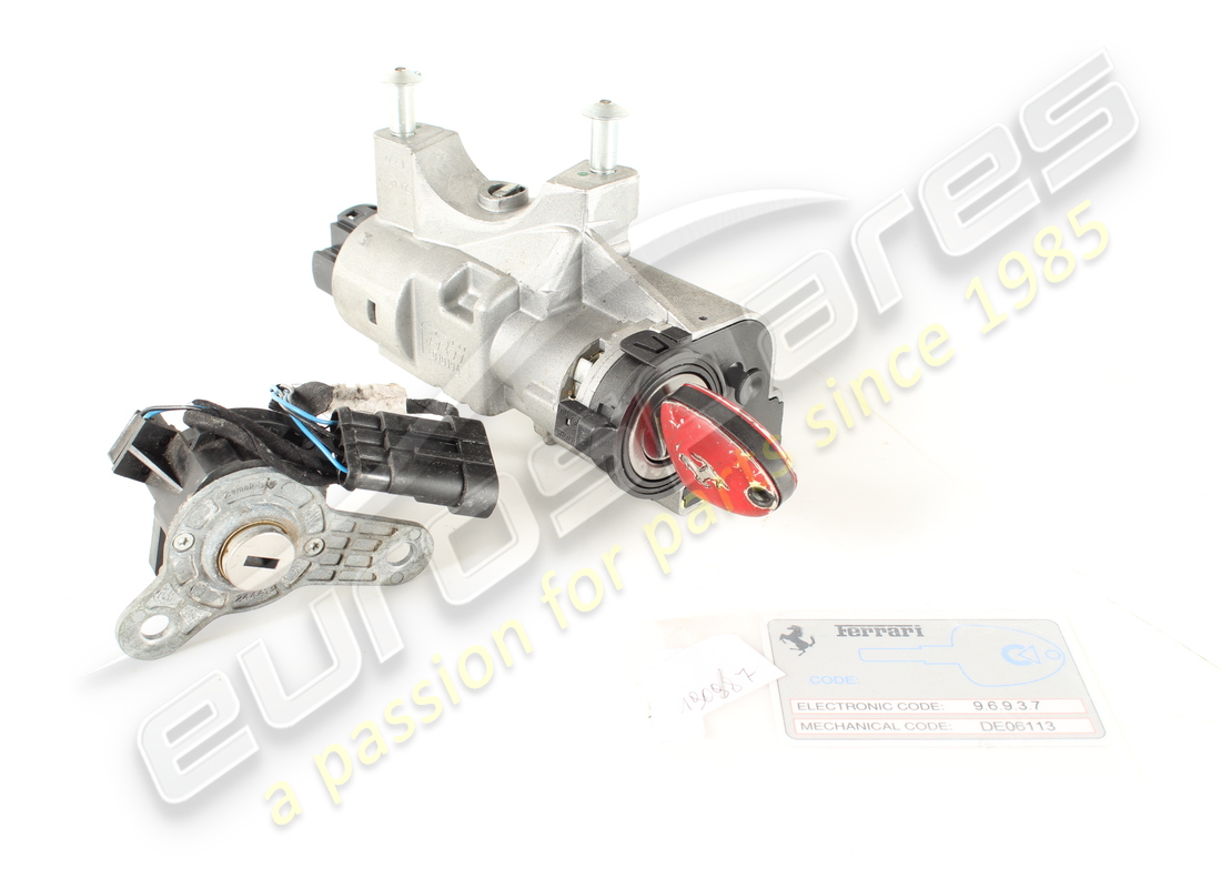 USED Ferrari LOCKS SET COMPLETED WITH STE . PART NUMBER 254409 (1)