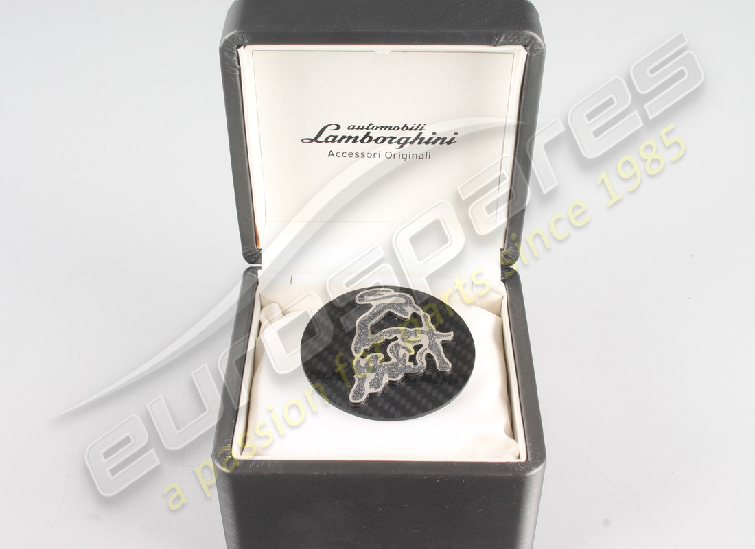 new lamborghini carbon fib.+ diamonds rimbadge for disp. part number 400998250b (1)