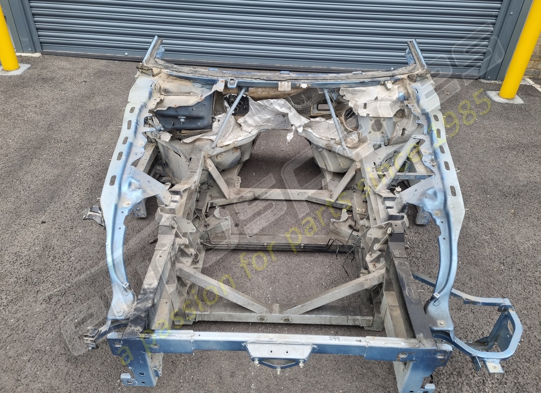 USED EUROSPARES FERRARI 599 FRONT CHASSIS WITH LHD BULKHEAD. PART NUMBER EAP1390096 (4) used eurospares ferrari 599 front chassis with lhd bulkhead. part number eap1390096 (4)