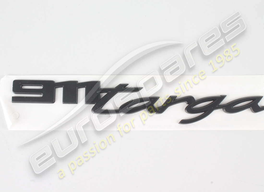 new porsche inscription 911 targa matt black. part number 992853675eok1 (1)