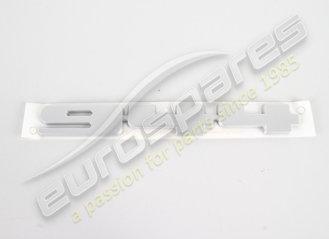 NEW PORSCHE INSCRIPTION - SILVER - D >>- MJ 1989. PART NUMBER 94455919301 (1) new porsche inscription - silver - d >>- mj 1989. part number 94455919301 (1)