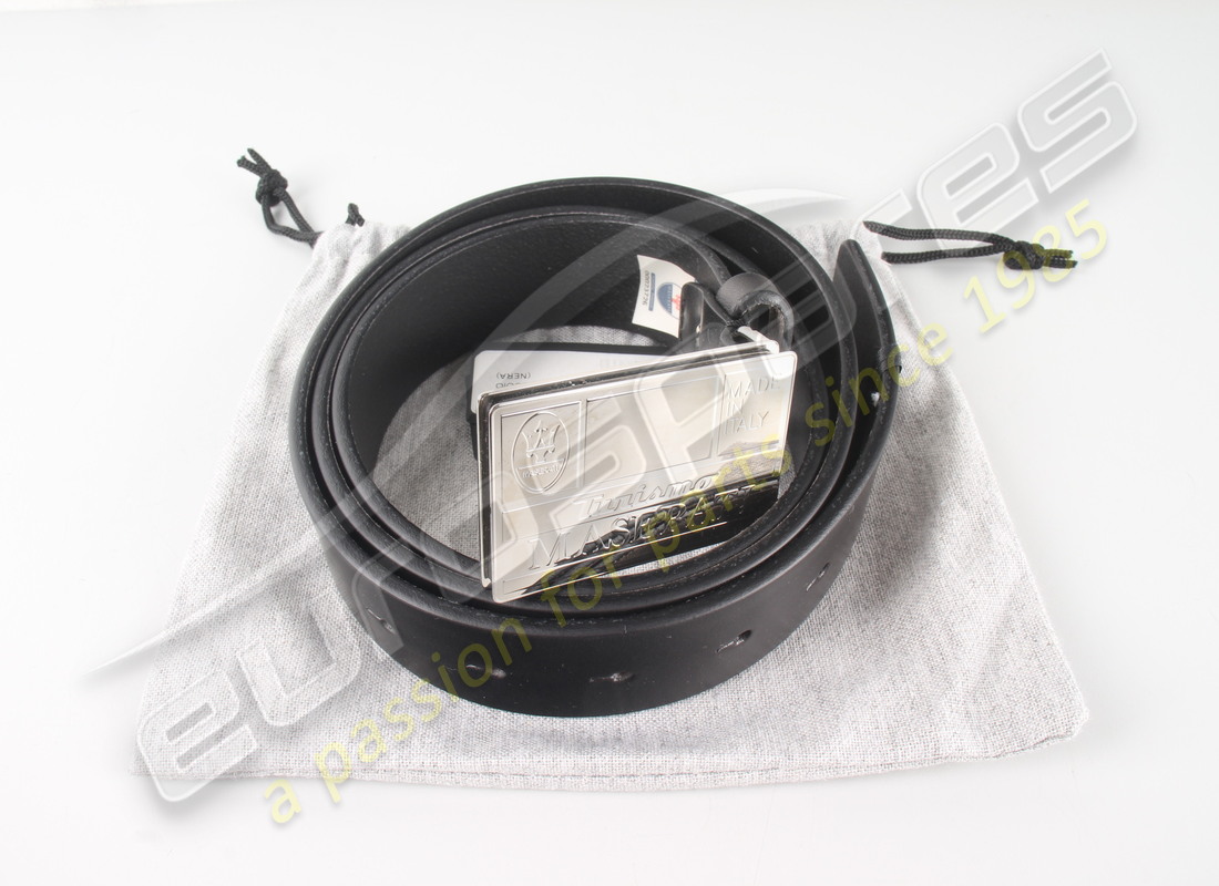 NEW MASERATI LEATHER BELT. PART NUMBER 920002455 (1) new maserati leather belt. part number 920002455 (1)