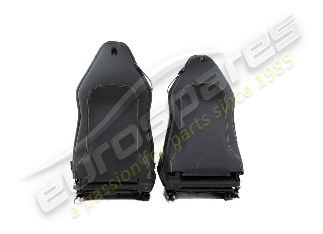 USED EUROSPARES PORTOFINO RHD PAIR OF SEATS IN BLACK. PART NUMBER EAP1450352 (2) used eurospares portofino rhd pair of seats in black. part number eap1450352 (2)