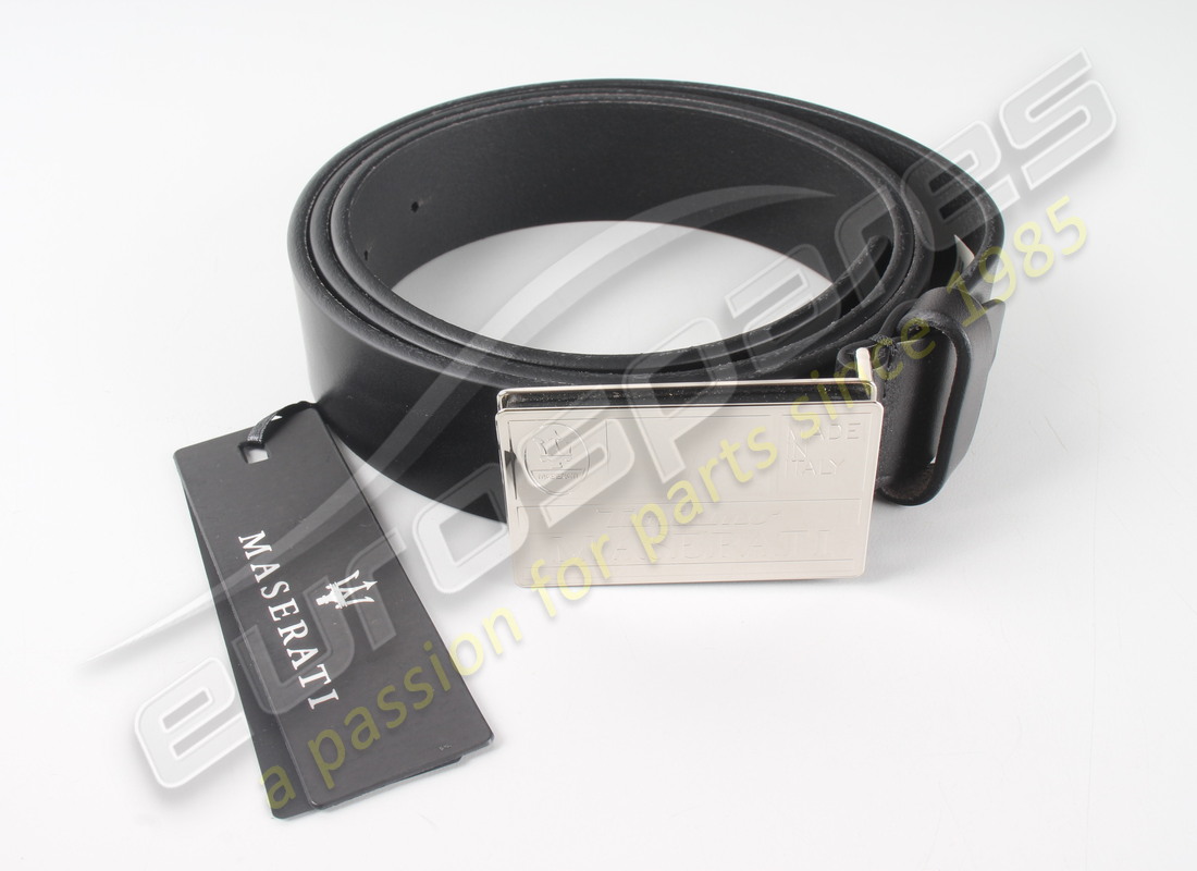 NEW MASERATI LEATHER BELT. PART NUMBER 920002455 (2) new maserati leather belt. part number 920002455 (2)