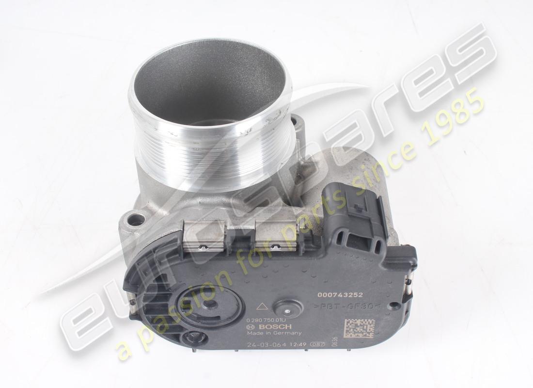 USED FERRARI MOTORIZED THROTTLE BODY. PART NUMBER 743252 (5) used ferrari motorized throttle body. part number 743252 (5)