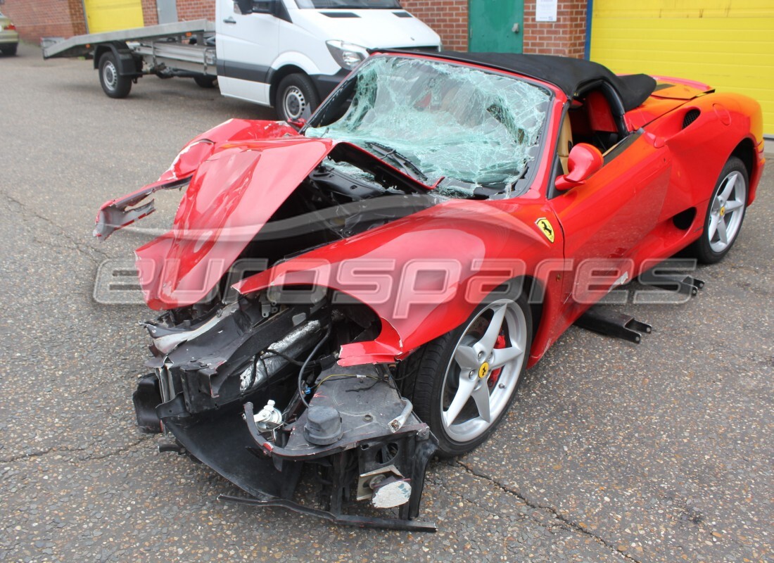 ferrari 360 spider with 23,000 kilometers, being prepared for dismantling #1