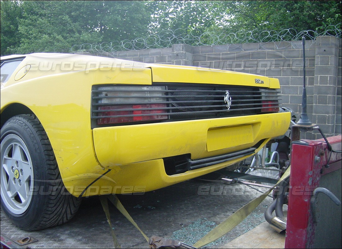 ferrari 512 tr with 27,000 miles, being prepared for dismantling #2