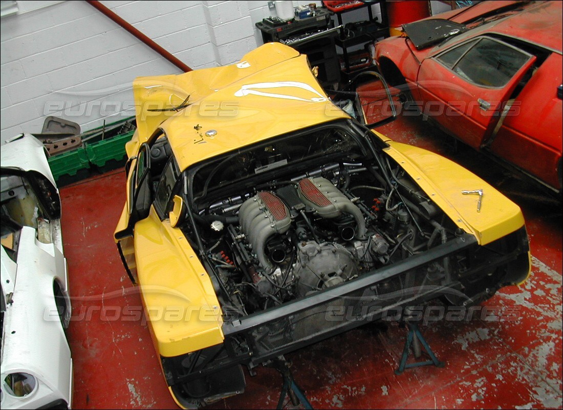 ferrari 512 tr with 27,000 miles, being prepared for dismantling #4